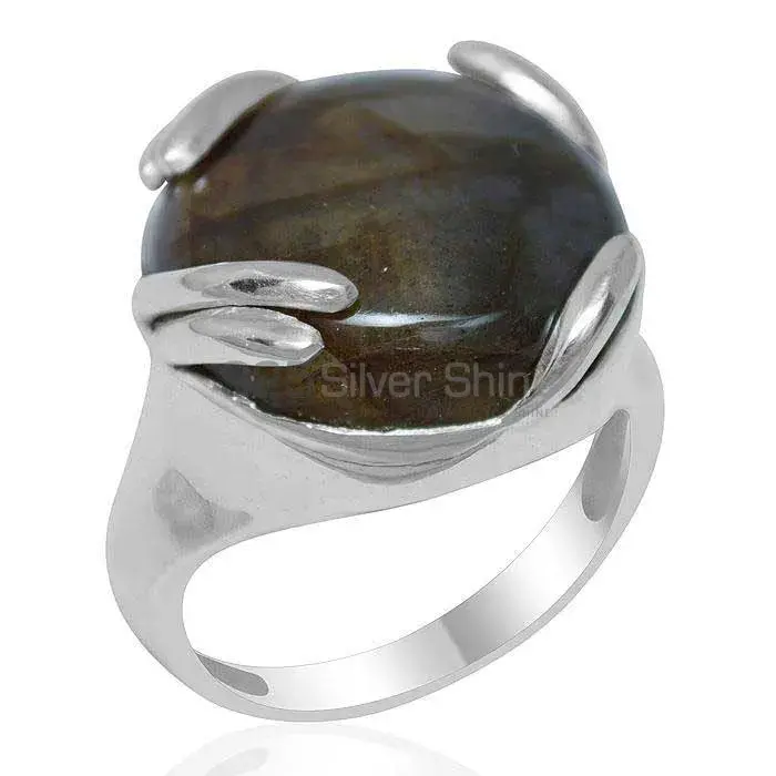 Semi Precious Labradorite Gemstone Rings Manufacturer In 925 Sterling Silver Jewelry 925SR1944