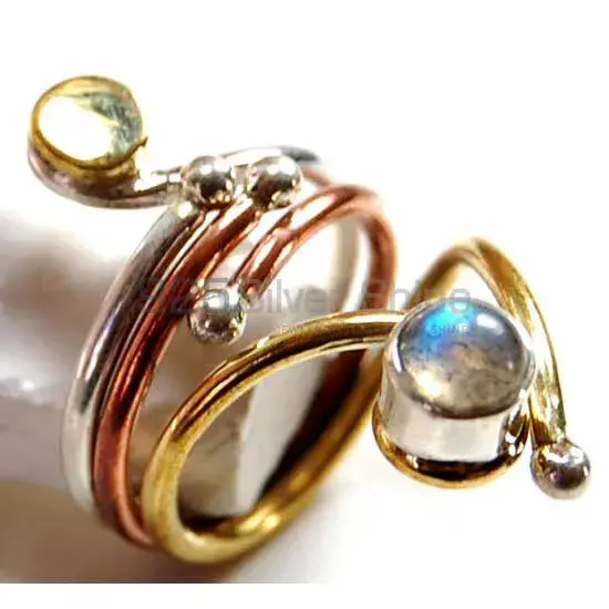 Semi Precious Labradorite Gemstone Rings In 925 Sterling Silver Jewelry 925SR3778
