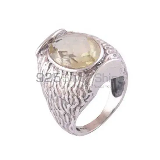 Semi Precious Lemon Quartz Gemstone Rings Wholesaler In 925 Sterling Silver Jewelry 925SR3539_0
