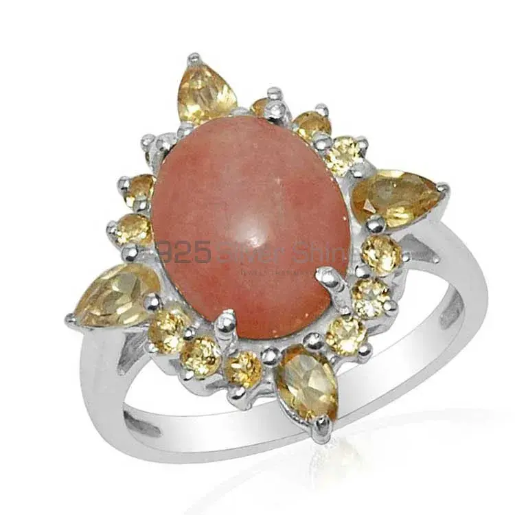 Semi Precious Multi Gemstone Rings Exporters In 925 Sterling Silver Jewelry 925SR1479_0