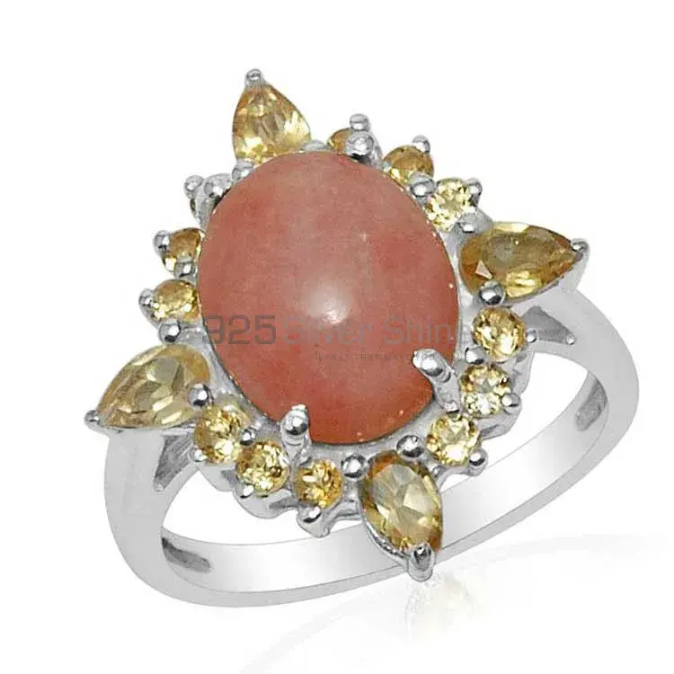 Semi Precious Multi Gemstone Rings In 925 Sterling Silver Jewelry 925SR1479_1