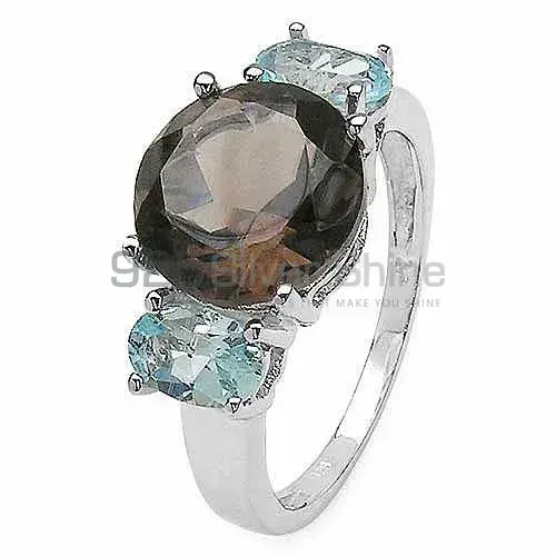 Semi Precious Multi Gemstone Rings In 925 Sterling Silver 925SR3184_0