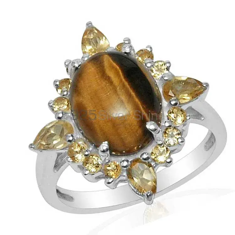Semi Precious Multi Gemstone Rings In 925 Sterling Silver Jewelry 925SR1482_1