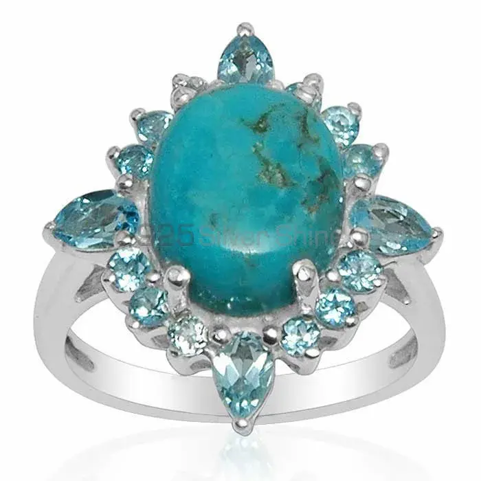 Semi Precious Multi Gemstone Rings Wholesaler In 925 Sterling Silver Jewelry 925SR1473