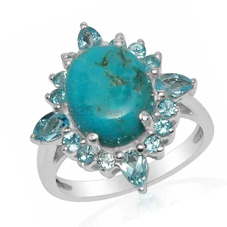 Semi Precious Multi Gemstone Rings In 925 Sterling Silver Jewelry 925SR1473_1