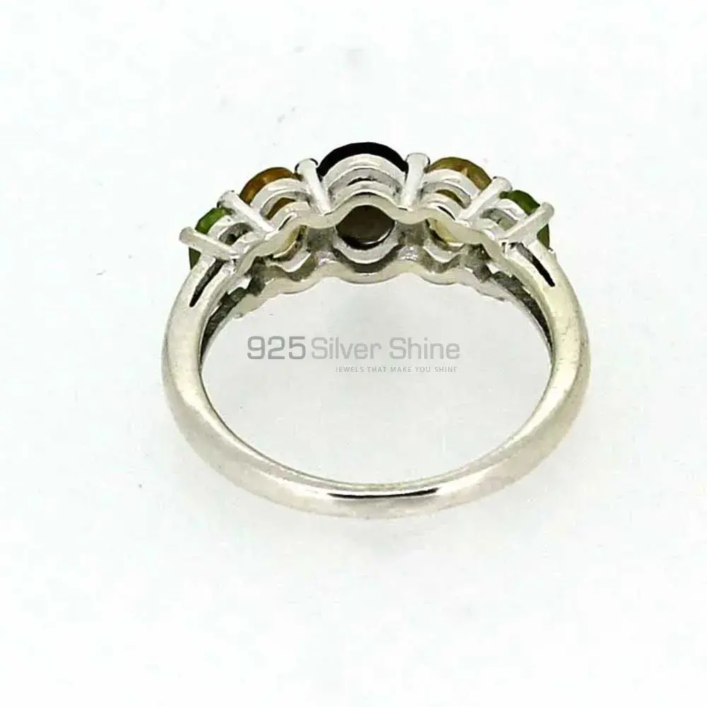 Semi Precious Multi Stone Gemstone Ring In 925 Silver 925SR08-1_0