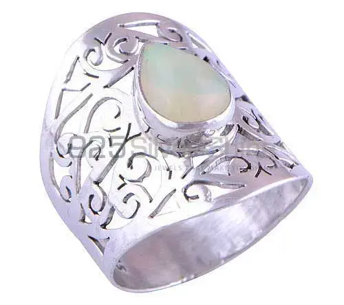 Semi Precious Opal Gemstone Rings In 925 Sterling Silver 925SR2868