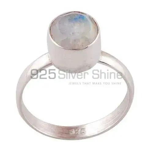 Semi Precious Rainbow Moonstone Rings In Fine 925 Sterling Silver 925SR3951