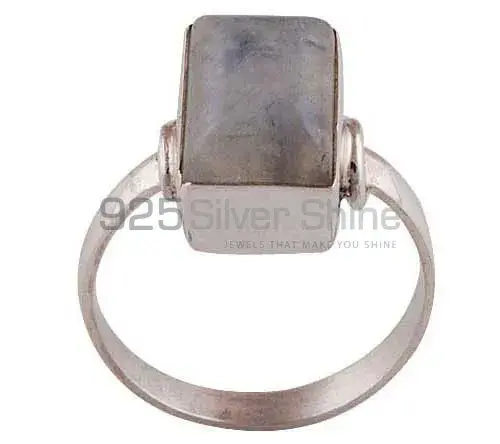 Semi Precious Rainbow Moonstone Rings In 925 Sterling Silver Jewelry 925SR2822