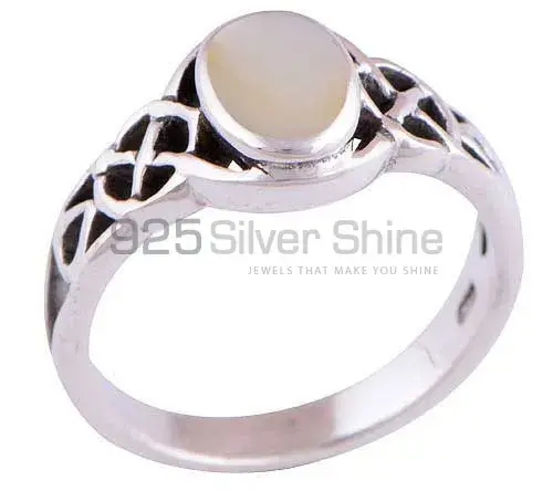 Semi Precious Rainbow Moonstone Rings Suppliers In 925 Sterling Silver Jewelry 925SR2895