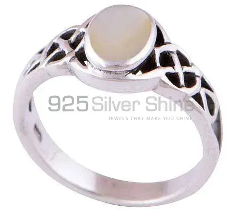 Semi Precious Rainbow Moonstone Rings In 925 Sterling Silver Jewelry 925SR2895_1