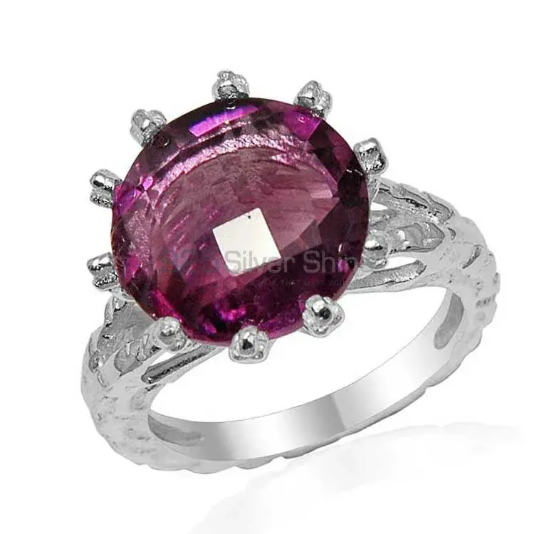 Semi Precious Rhodonite Gemstone Rings In 925 Sterling Silver Jewelry 925SR1637_1