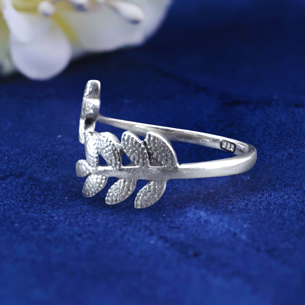 Semi Precious Rose Quartz Gemstone Rings Manufacturer In 925 Sterling Silver Jewelry 925SR2181_0