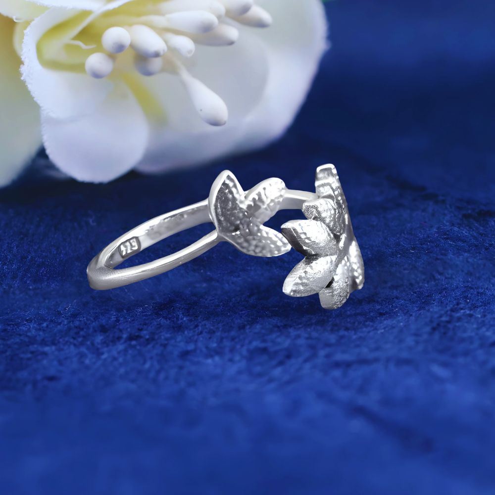 Semi Precious Rose Quartz Gemstone Rings In 925 Sterling Silver Jewelry 925SR2181_4