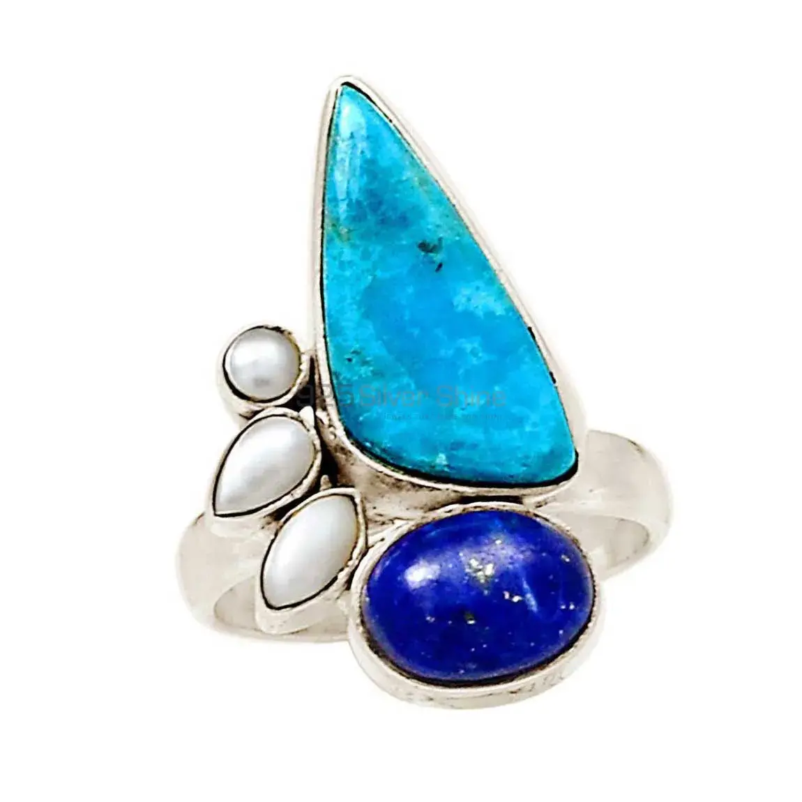 Semi Precious Stone Rings Inexpensive Fine Jewelry 925SR2241