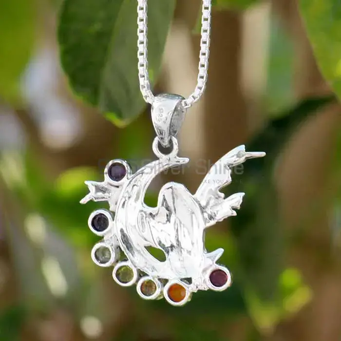 Shop Our Handmade Chakra Pendant With Sterling Silver SSCP124_2