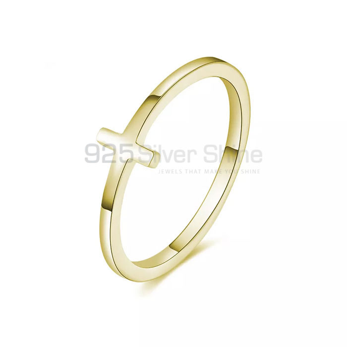 Sideways Cross Ring For Women Cute Ring Layer Ring CRMR79_1