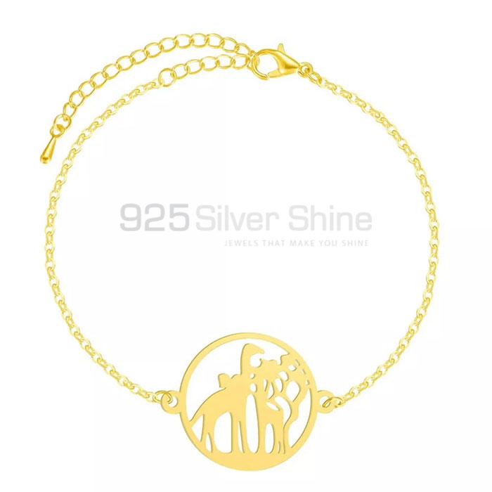 Simple Ocean Wave Bracelet, Animal Minimalist Bracelet In 925 Sterling Silver AMB12