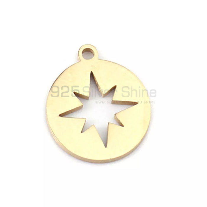 Single Bail Star Charm Pendant In Sterling Silver STMP525