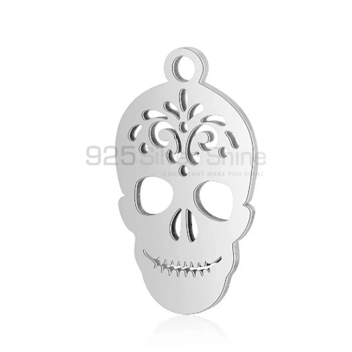 Skull Pendant, Designer Animal Minimalist Pendant In 925 Sterling Silver AMP284