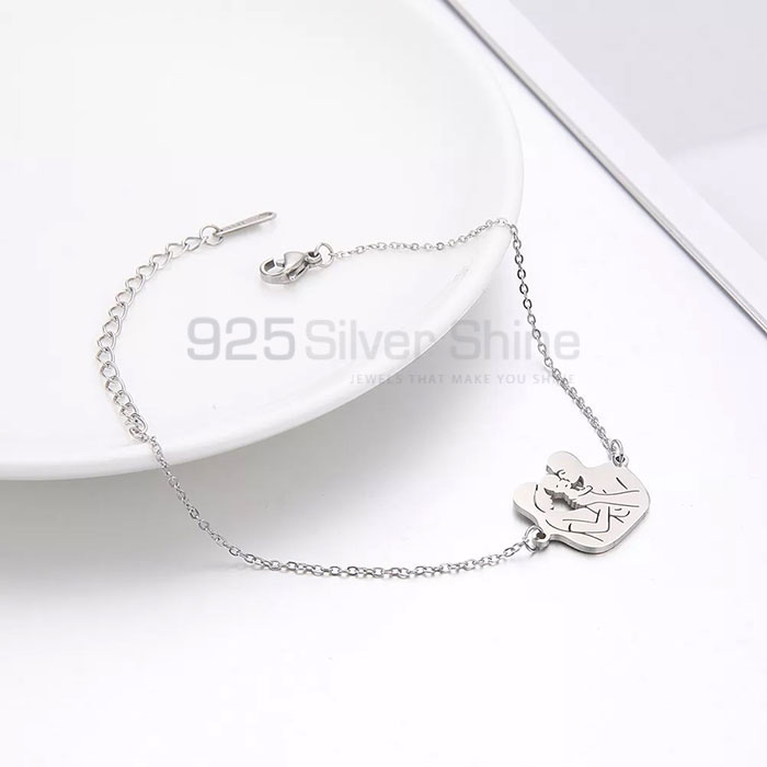 Small Family Charm Bracelet In 925 Sterling Silver Chain Jewelry FAMB106_0
