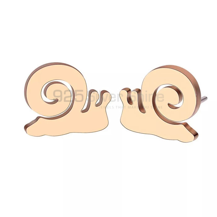 Snail Earring, Best Quality Animal Minimalist Earring In 925 Sterling Silver AME80