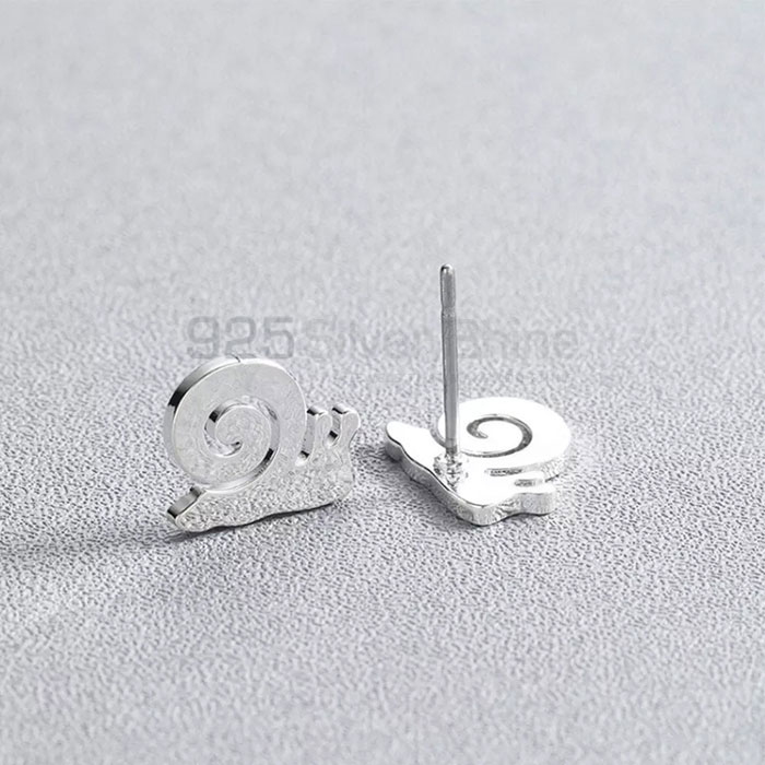 Snail Earring, Best Quality Animal Minimalist Earring In 925 Sterling Silver AME80_3
