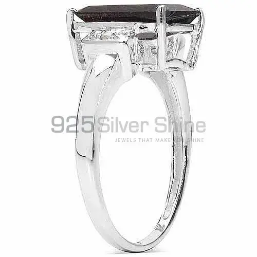 Sterling Silver Garnet Anniversary Rings Jewelry 925SR3194_1