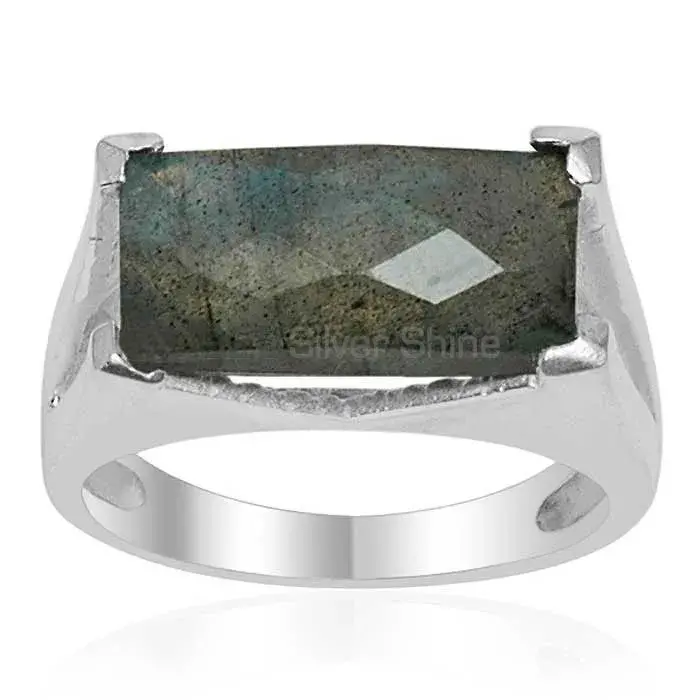 Solid 925 Silver Rings In Genuine Labradorite Gemstone 925SR1523