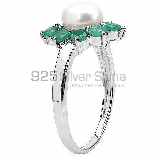 Solid 925 Silver Rings In Genuine Multi Gemstone 925SR3100_0