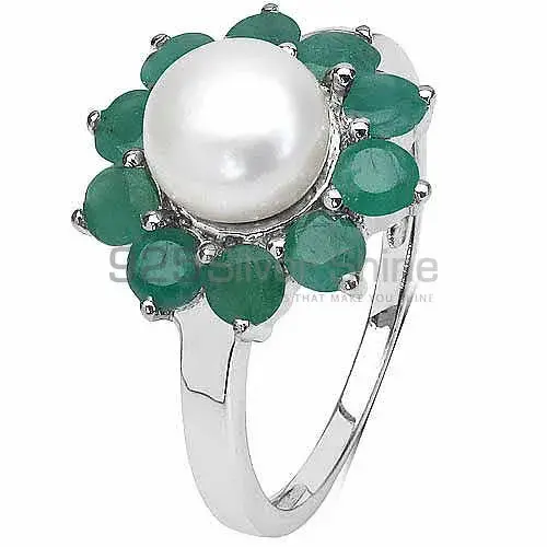 Solid 925 Silver Rings In Genuine Multi Gemstone 925SR3100_1