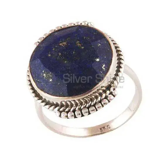 Solid 925 Silver Rings In Natural Lapis Lazuli Gemstone 925SR4017_0