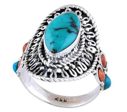 Solid 925 Silver Rings In Natural Multi Gemstone 925SR2940_0
