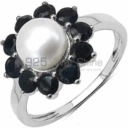Solid 925 Silver Rings In Natural Multi Gemstone 925SR3098