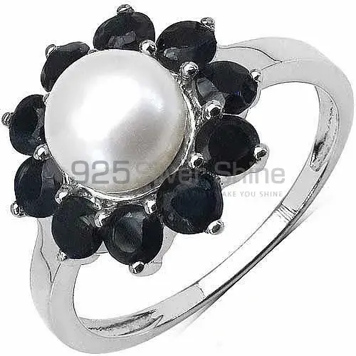 Solid 925 Silver Rings In Natural Multi Gemstone 925SR3098_0