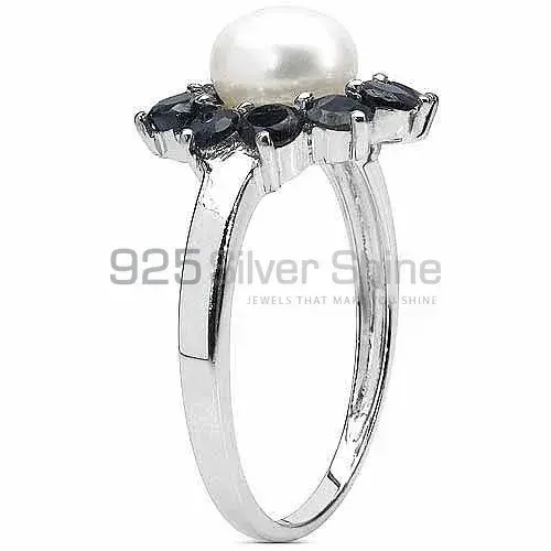 Solid 925 Silver Rings In Natural Multi Gemstone 925SR3098_1