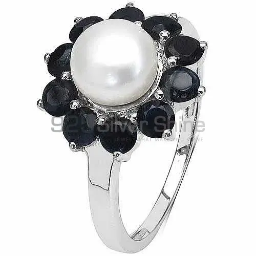 Solid 925 Silver Rings In Natural Multi Gemstone 925SR3098_1