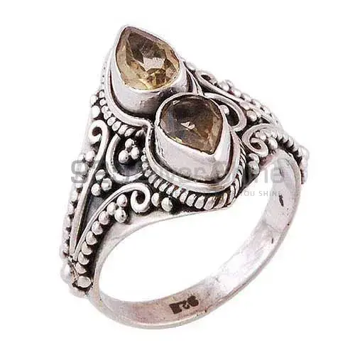 Solid 925 Silver Natural Smoky Quartz Gemstone 925SR3938_0