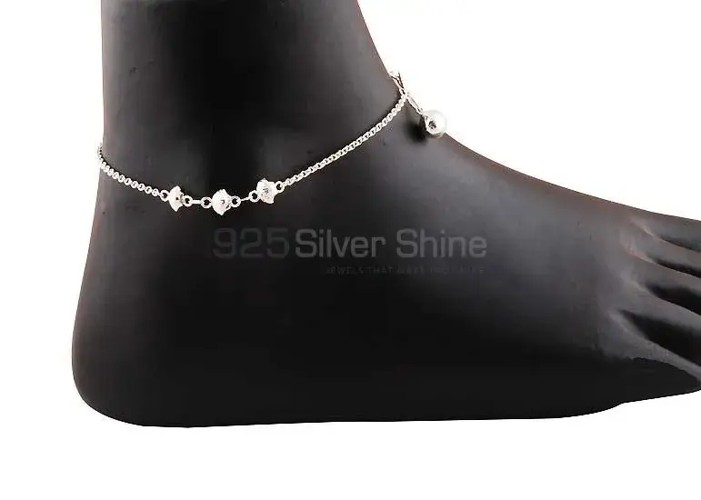 Solid Silver Handmade Anklet Jewelry