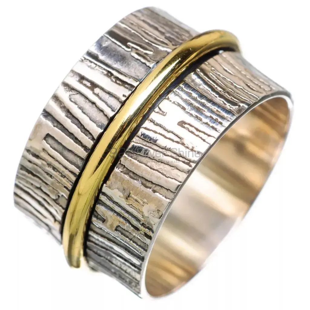 Solid Silver Spinner Rings With 925 Stamped SMR109