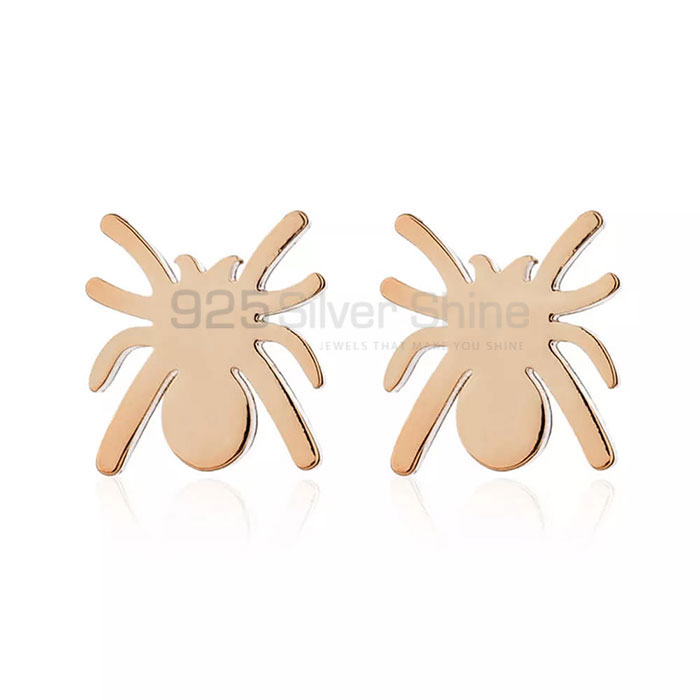 Spider Earring, Handmade Animal Minimalist Earring In 925 Sterling Silver AME44