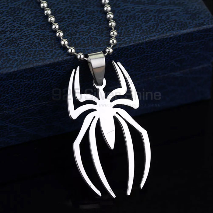 Spider Necklace, Best Selections Animal Minimalist Necklace In 925 Sterling Silver AMN146_0