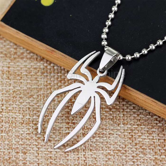 Spider Necklace, Animal Minimalist Necklace In 925 Sterling Silver AMN146_1