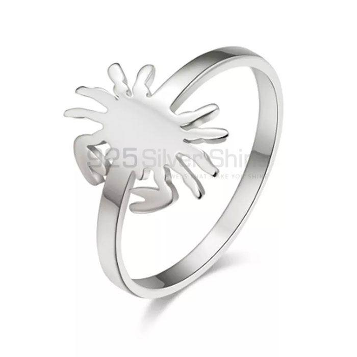 Spider Ring, Top Quality Animal Minimalist Rings In 925 Sterling Silver AMR297
