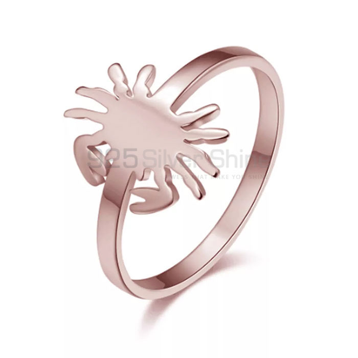 Spider Ring, Top Quality Animal Minimalist Rings In 925 Sterling Silver AMR297_1