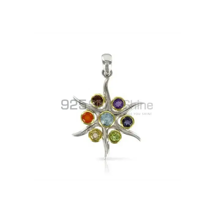 Star Love Chakra Pendant With 925 Sterling Silver Jewelry SSCP202
