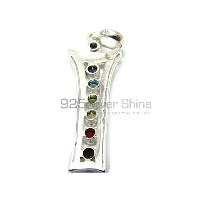 Sterling Silver Chakra Pendant For Yoga SSCP170_0