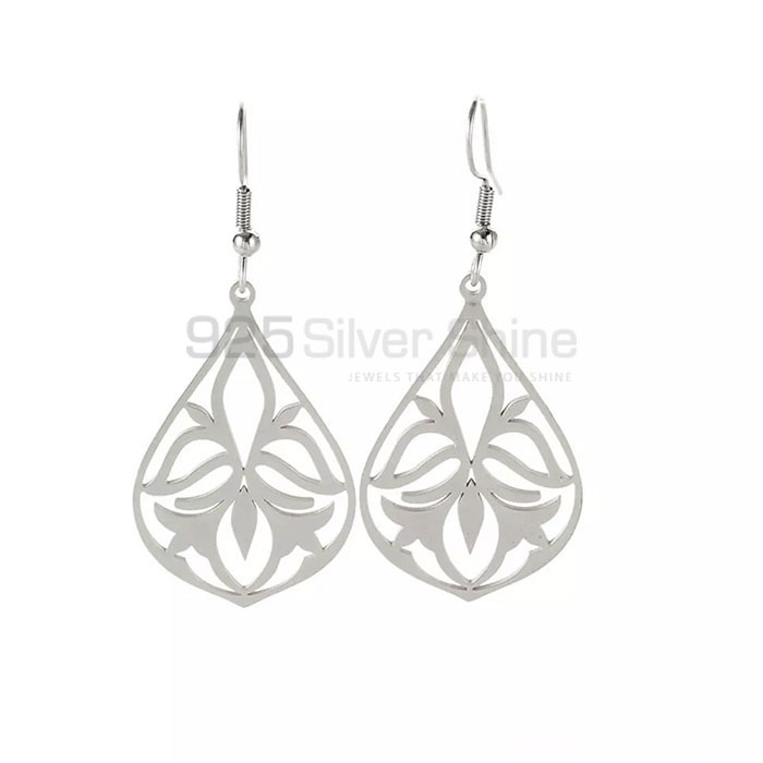 Sterling Silver Dangle Filigree Minimalist Earring FGME159