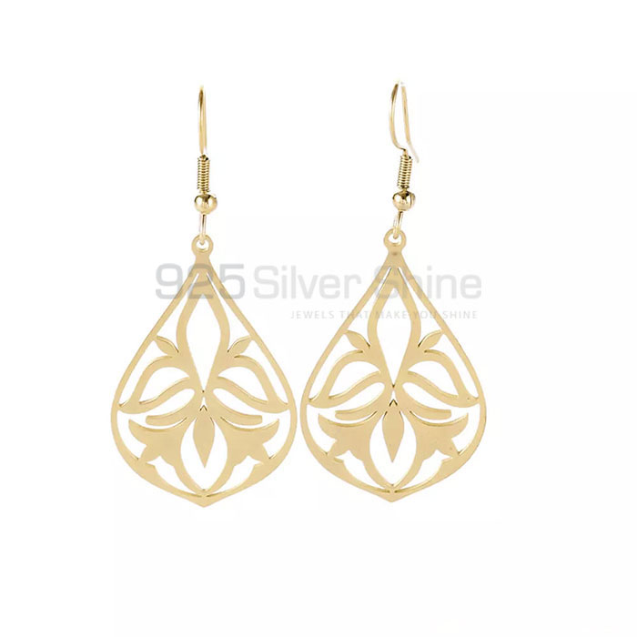 Sterling Silver Dangle Filigree Minimalist Earring FGME159_0