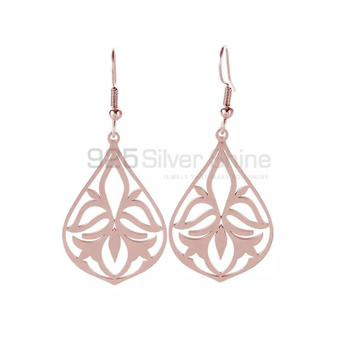 Sterling Silver Dangle Filigree Minimalist Earring FGME159_1